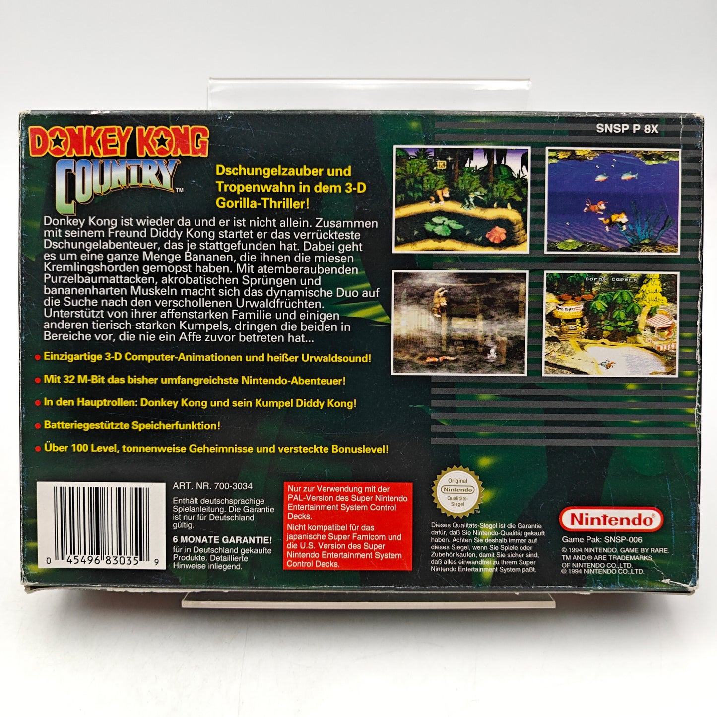 DONKEY KONG COUNTRY - SUPER NINTENDO