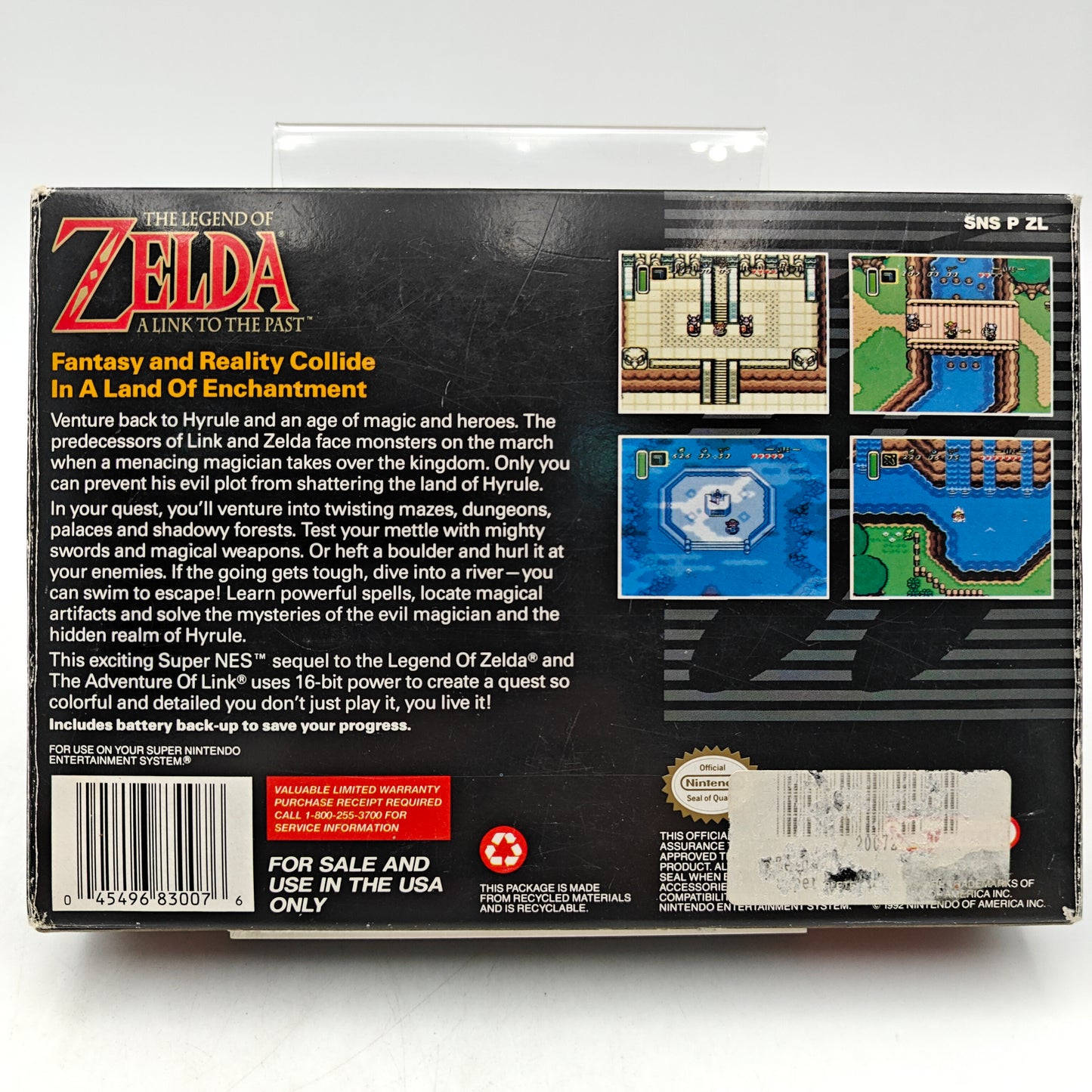 THE LEGEND OF ZELDA: A LINK TO THE PAST - SUPER NINTENDO