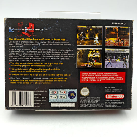 KILLER INSTINCT - SUPER NINTENDO