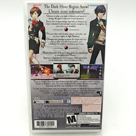 PERSONA 3 PORTABLE - PLAYSTATION PORTABLE