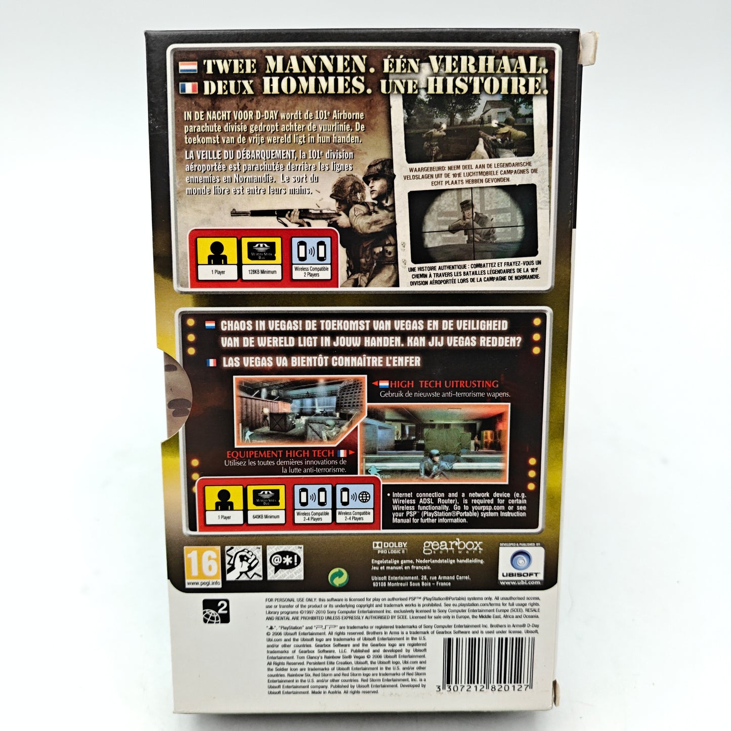 ACTION PACK BROTHER IN ARMS + RAINBOW SIX VEGAS - PLAYSTATION PORTABLE