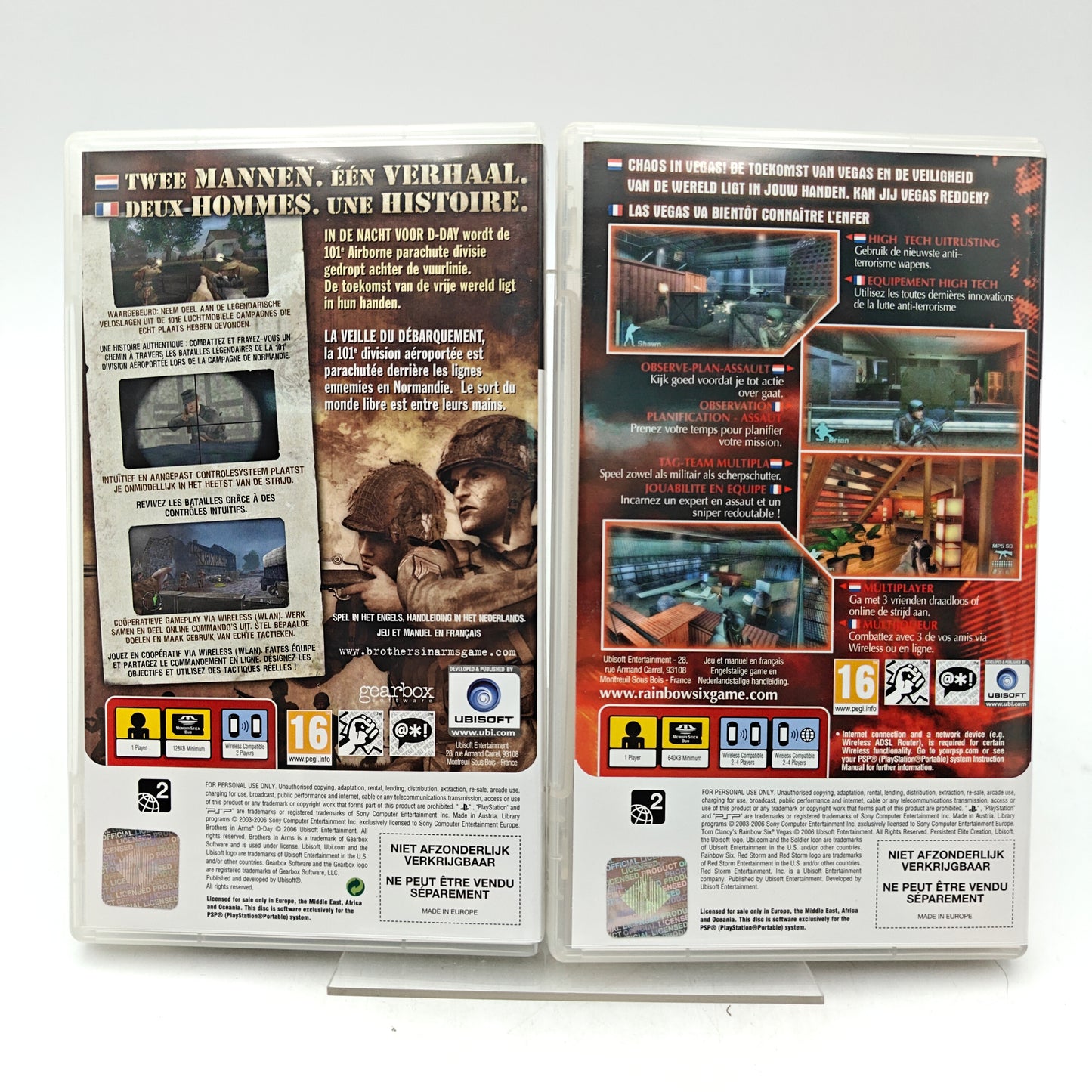 ACTION PACK BROTHER IN ARMS + RAINBOW SIX VEGAS - PLAYSTATION PORTABLE