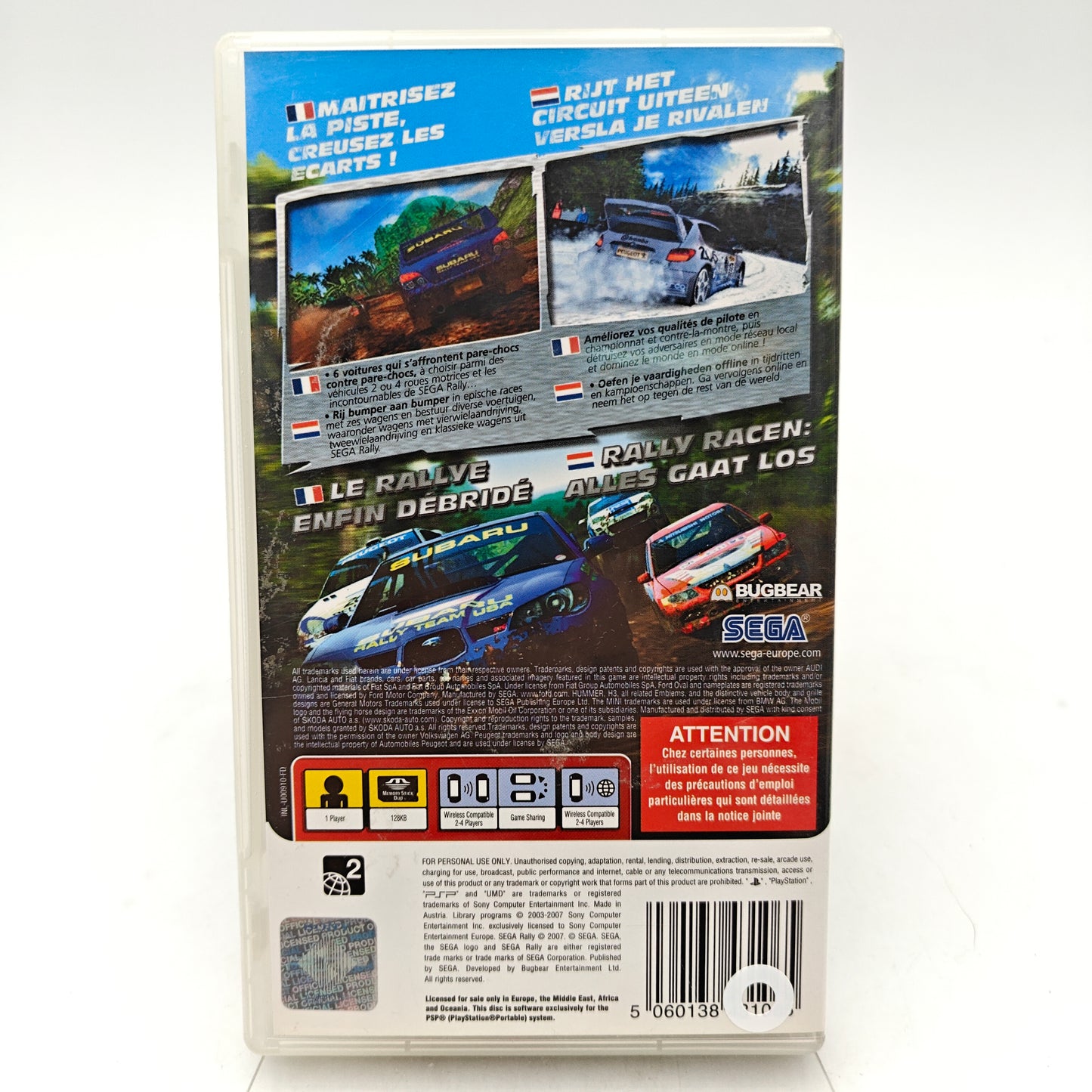 SEGA RALLY - PLAYSTATION PORTABLE