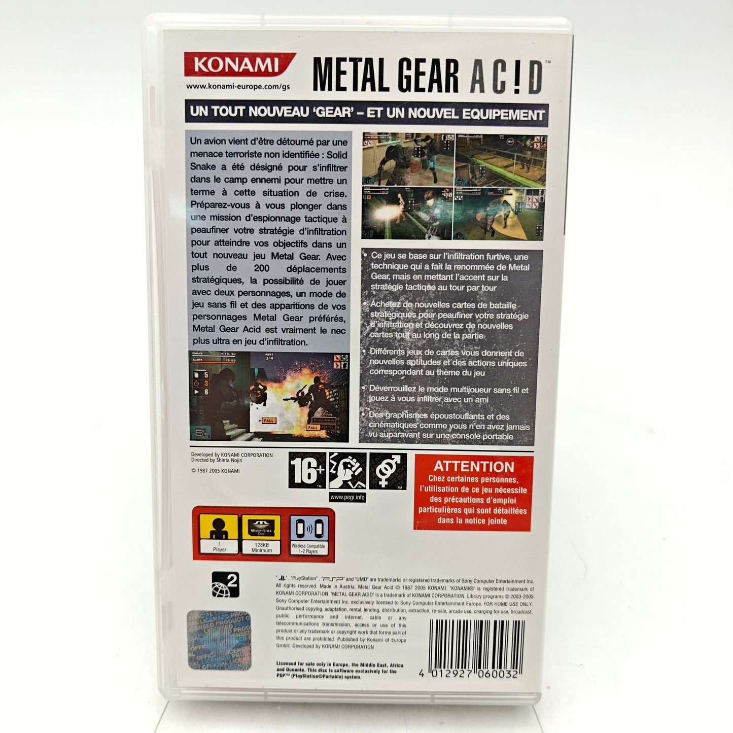 METAL GEAR AC!D - PLAYSTATION PORTABLE