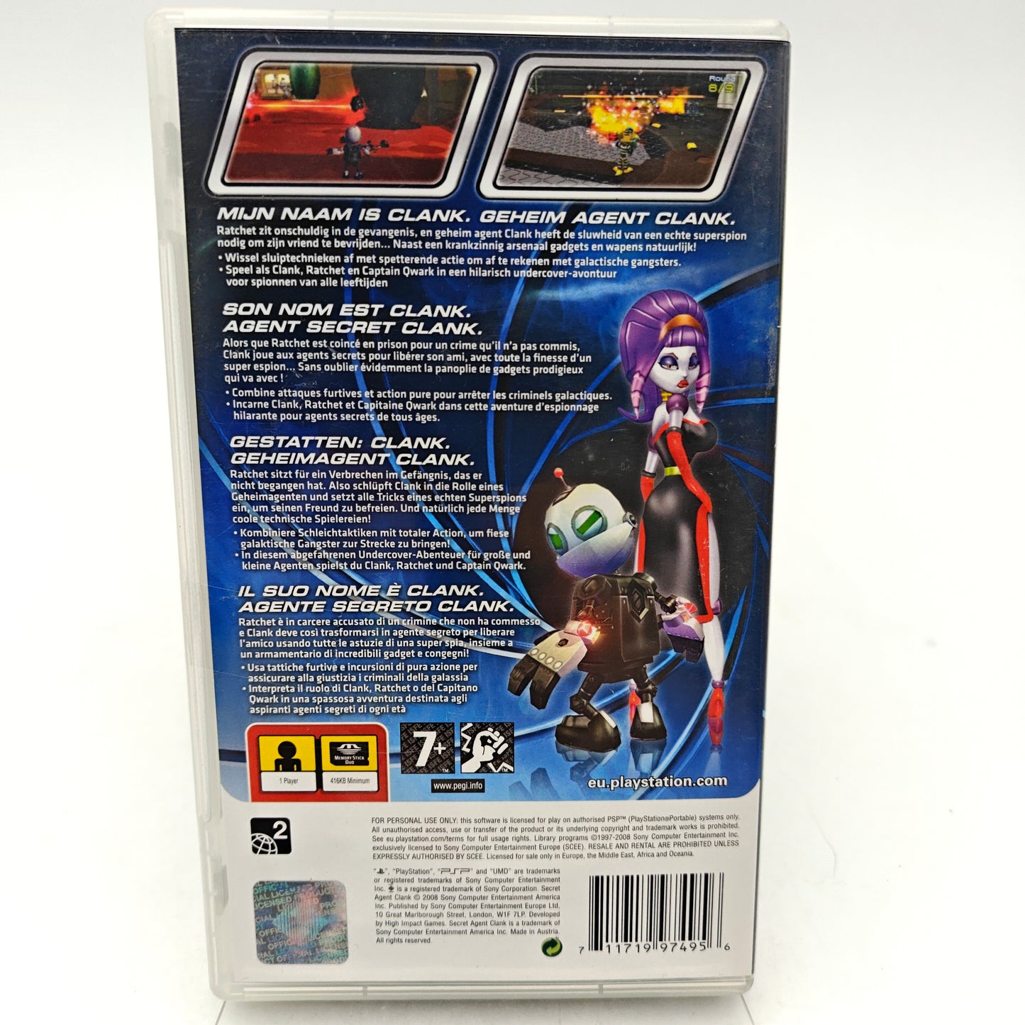 SECRET AGENT CLANK - PLAYSTATION PORTABLE