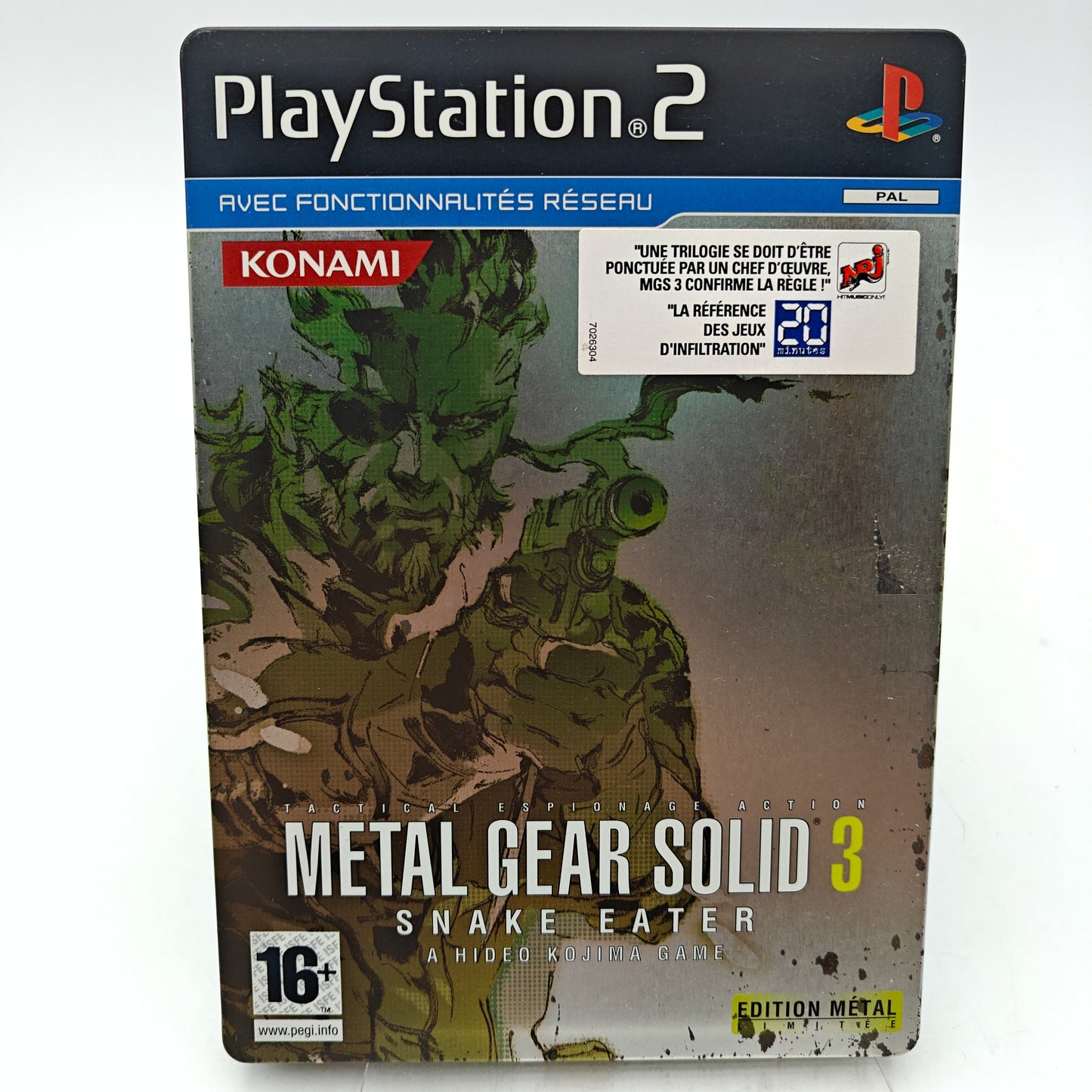 METAL GEAR SOLID 3 : SNAKE EATER STEALBOOK - PLAYSTATION 2