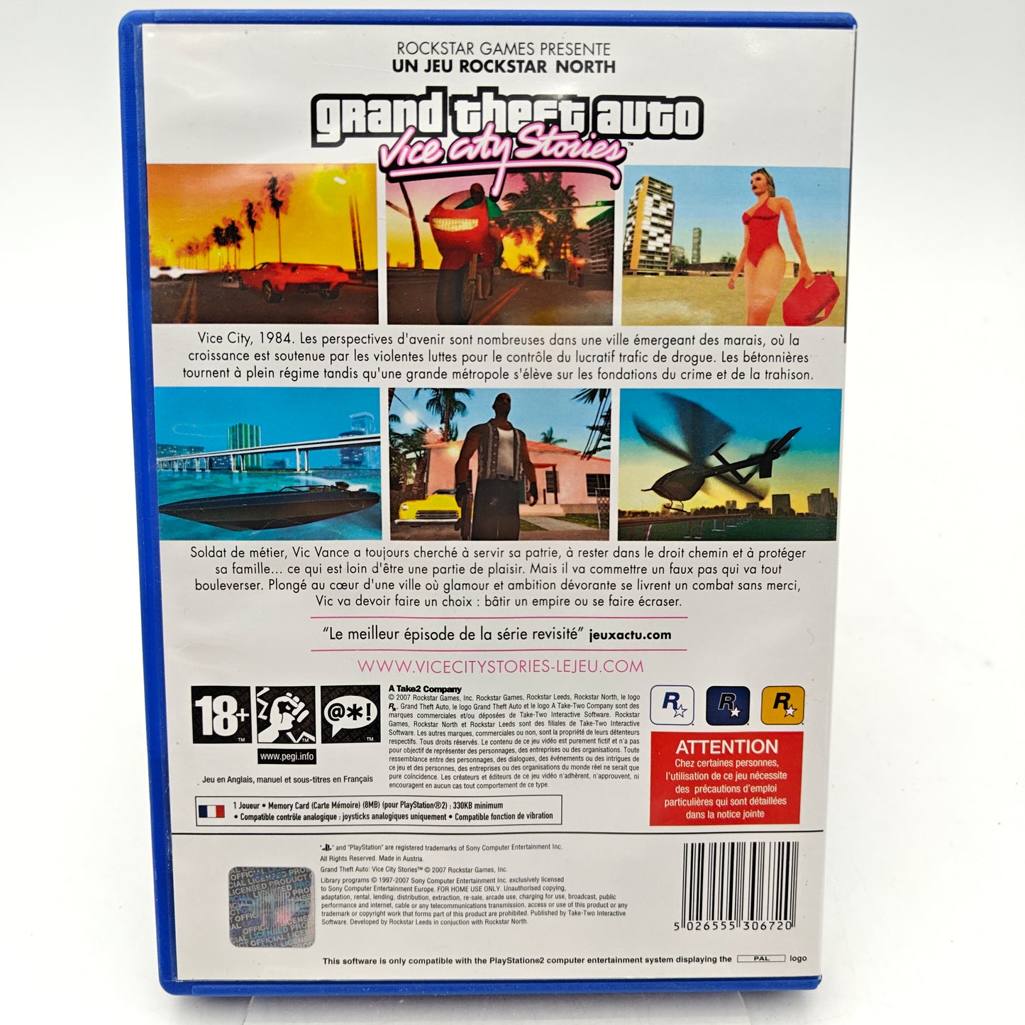 GRAND THEFT AUTO : VICE CITY STORIES - PLAYSTATION 2