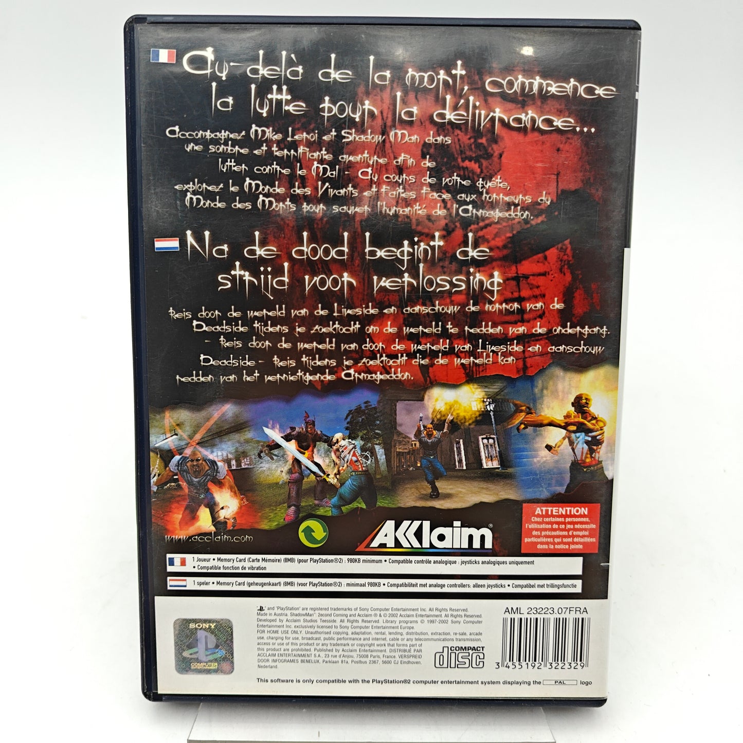 SHADOW MAN : 2SECOND COMING - PLAYSTATION 2