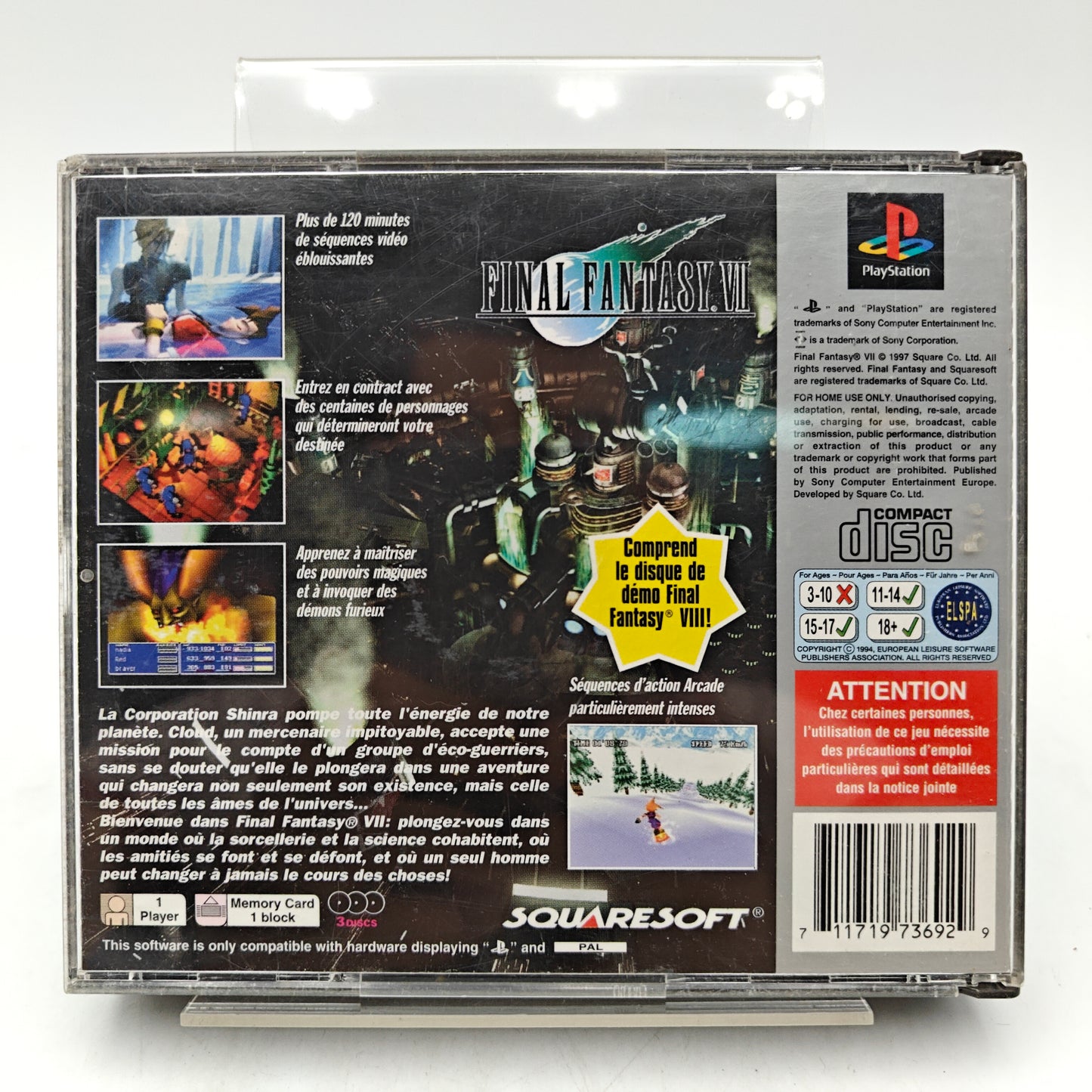 FINAL FANTASY VII - PLAYSTATION 1