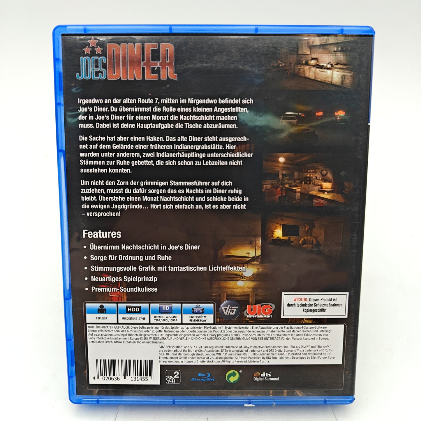 JOES DINER - PLAYSTATION 4
