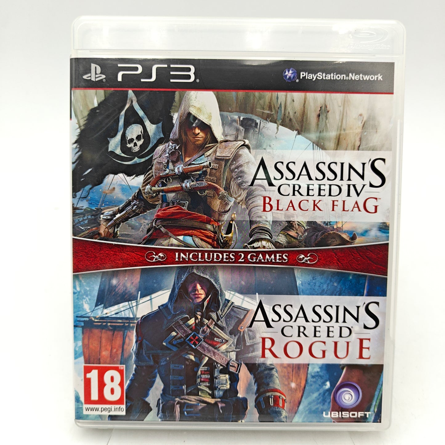 ASSASSIN'S CREED IV : BLACK FLAG + ASSASSIN'S CREED ROGUE - PLAYSTATION 3