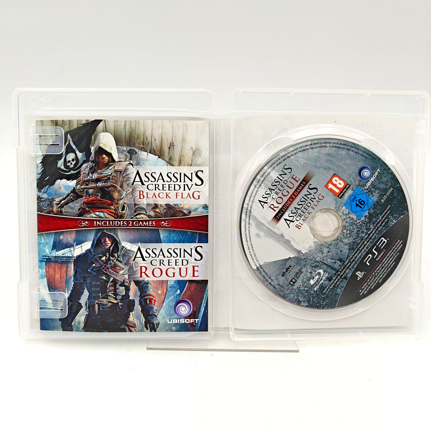ASSASSIN'S CREED IV : BLACK FLAG + ASSASSIN'S CREED ROGUE - PLAYSTATION 3
