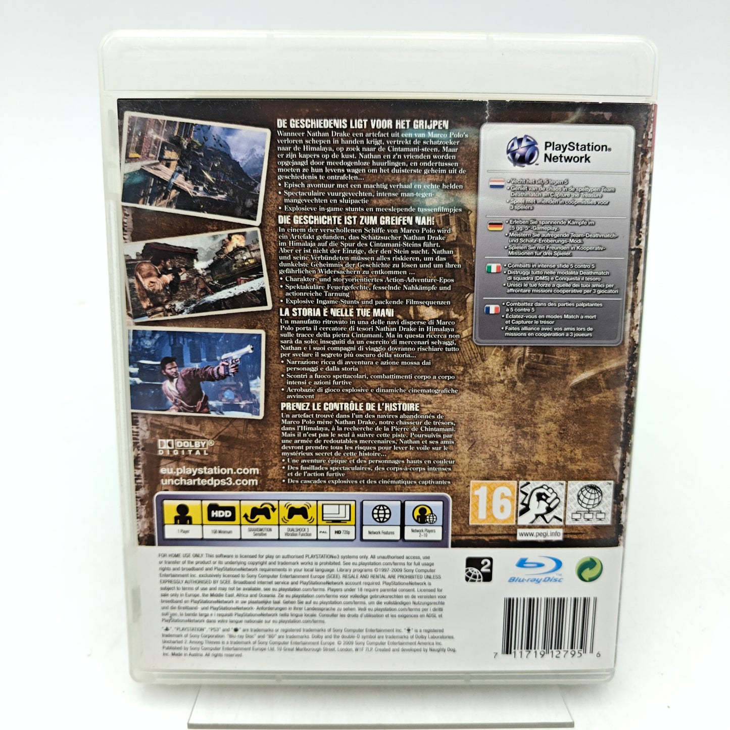 UNCHARTED 2 : AMONG THIEVES - PLAYSTATION 3