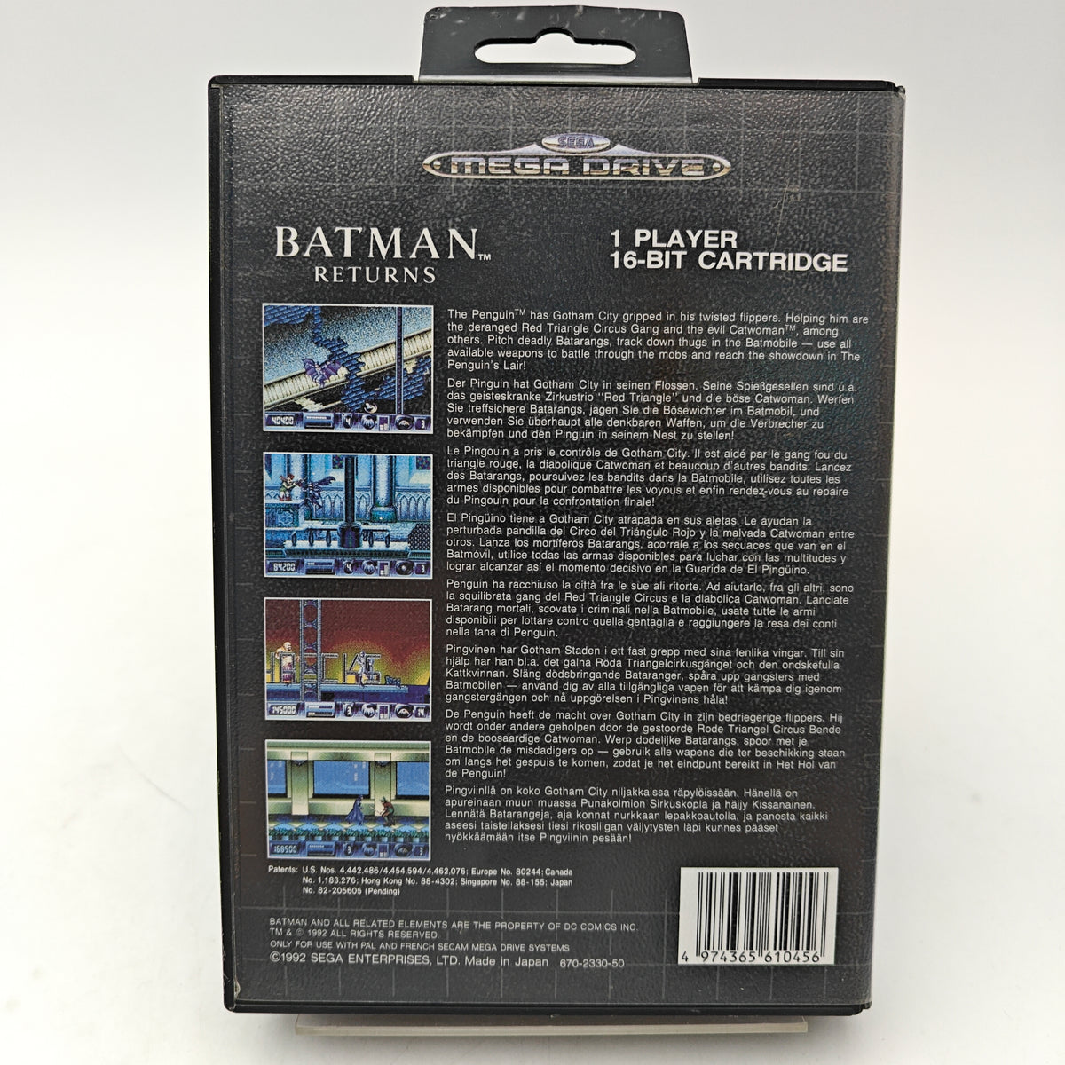 BATMAN RETURNS - MEGA DRIVE