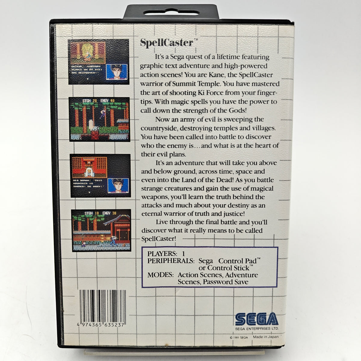 SPELLCASTER - MASTER SYSTEM