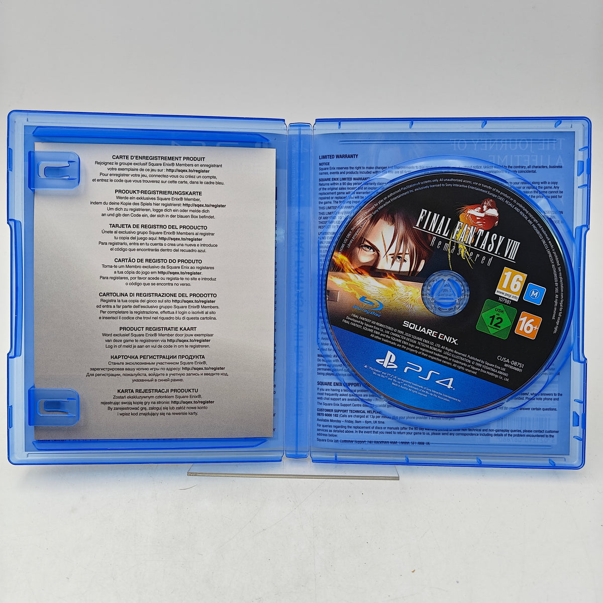 FINAL FANTASY VIII REMASTERED - PLAYSTATION 4