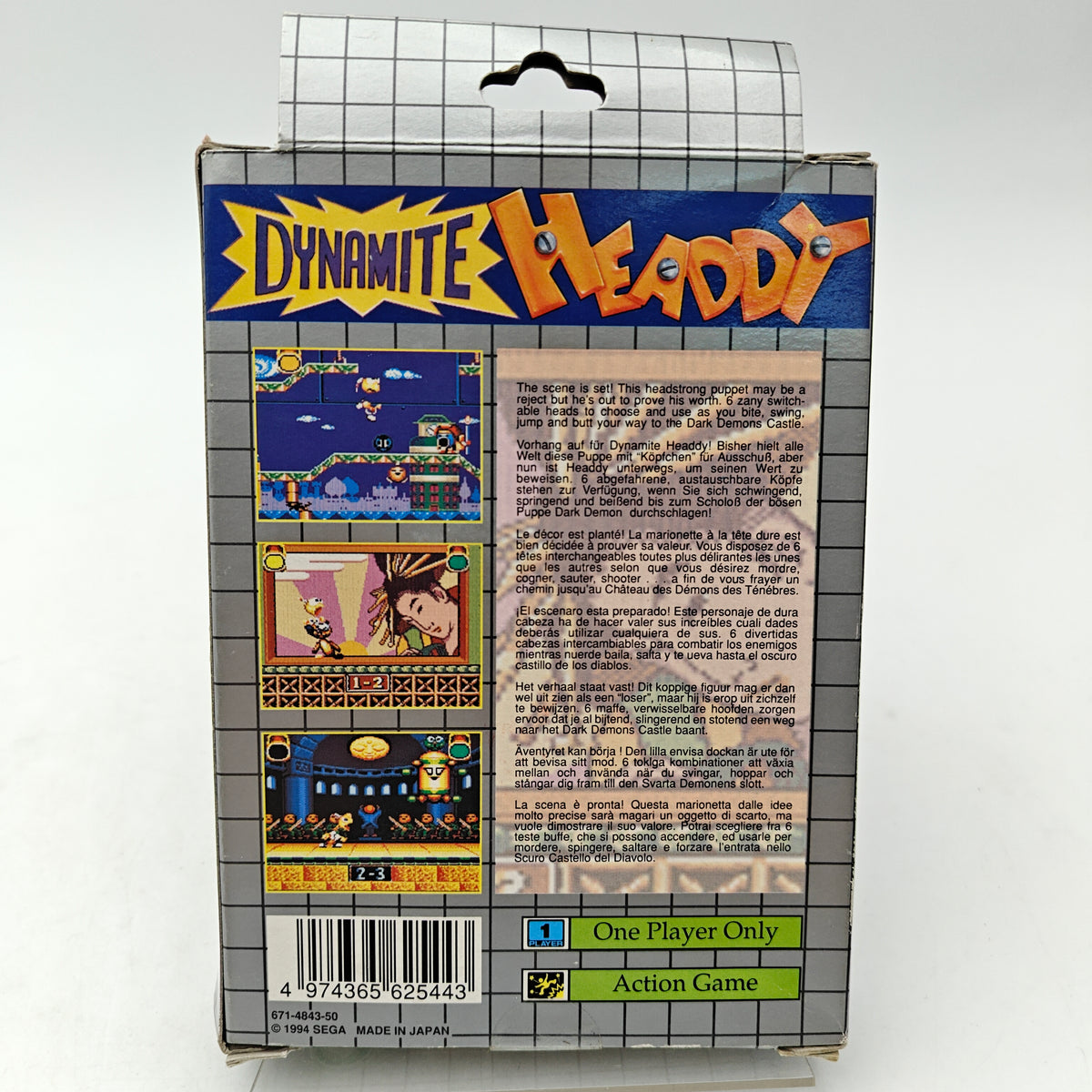 DYNAMITE HEADDY - GAME GEAR