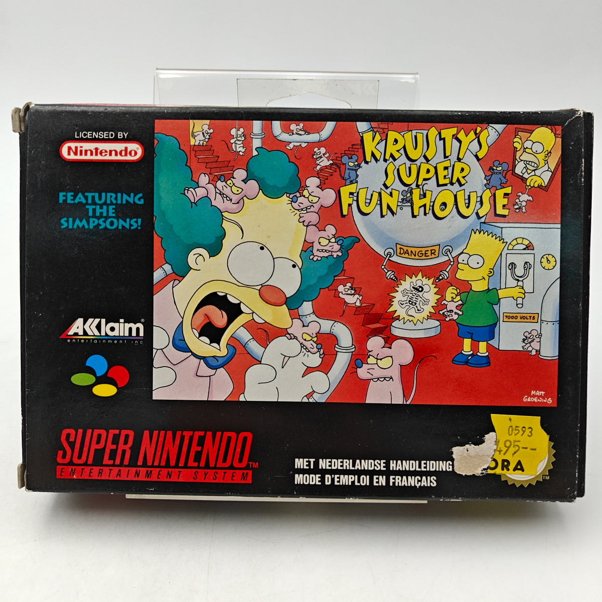 KRUSTY'S SUPER FUN HOUSE - SUPER NINTENDO