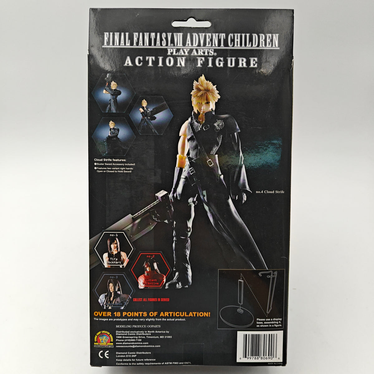FIGURINE PLAYSARTS FINAL FANTASY VII ADVENT CHILDREN CLOUD