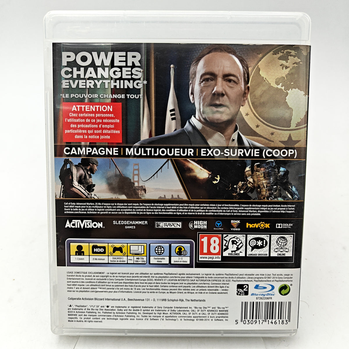 CALL OF DUTY: ADVANCED WARFARE - PLAYSTATION 3