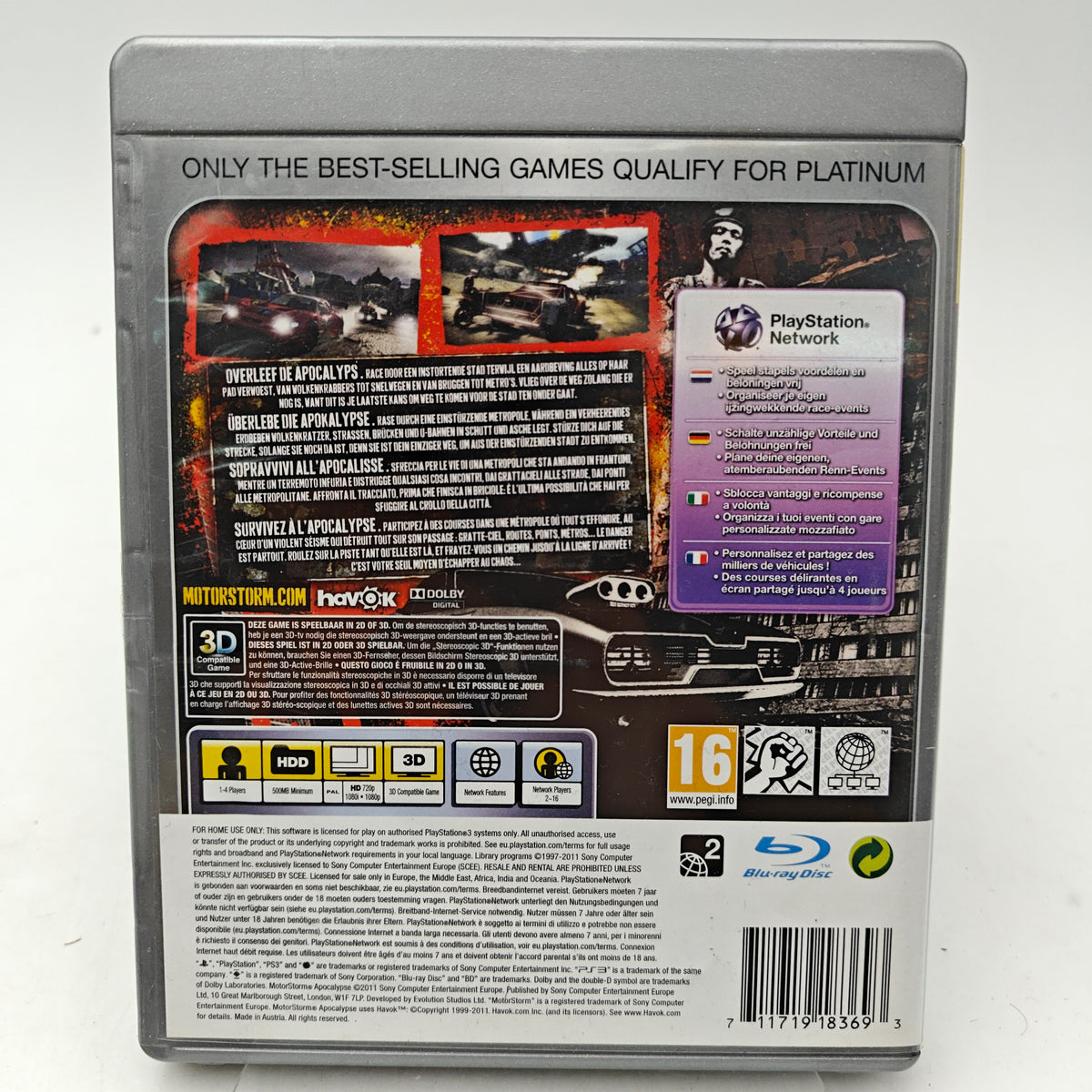MOTORSTORM: APOCALYPSE - PLAYSTATION 3