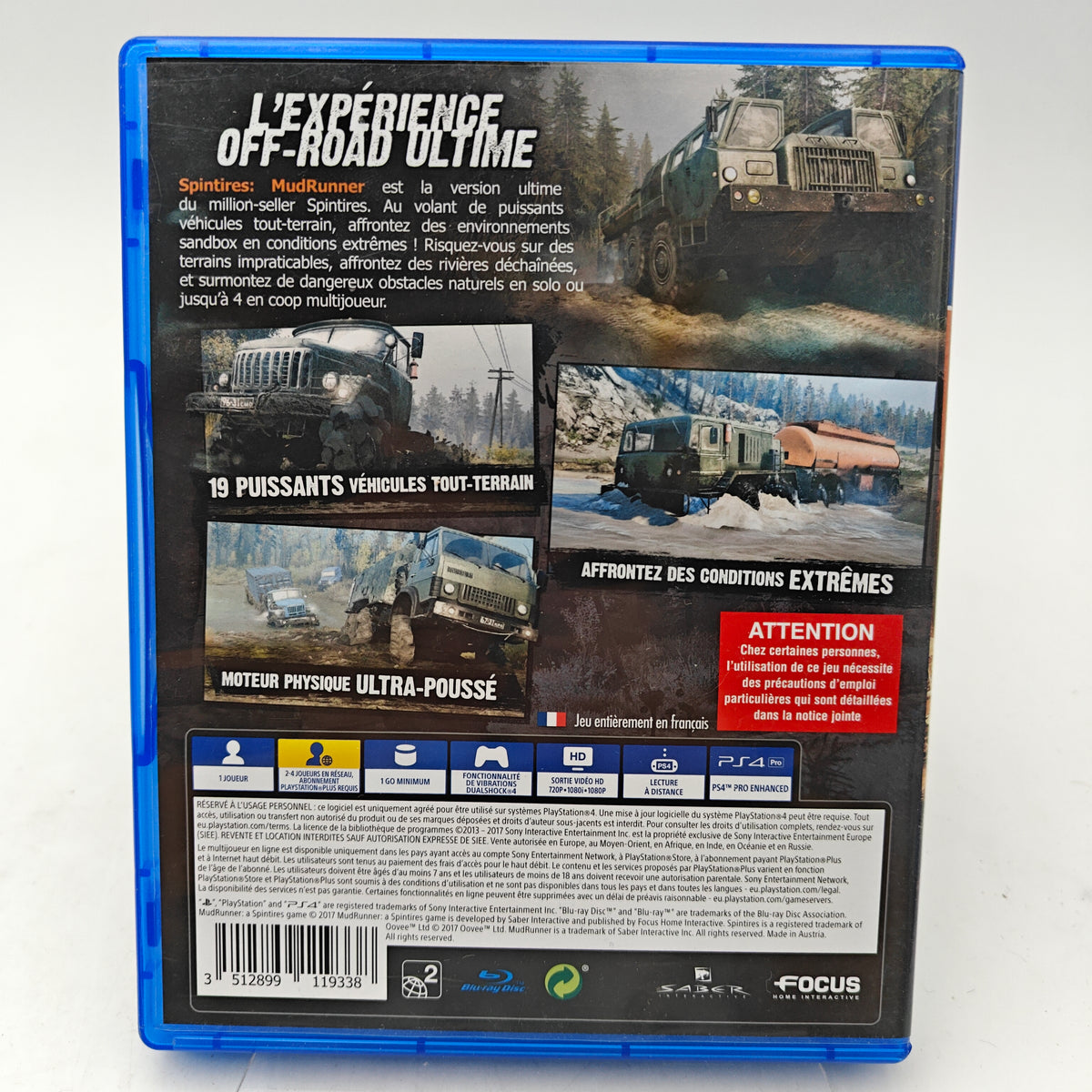 MUDRUNNER - PLAYSTATION 4