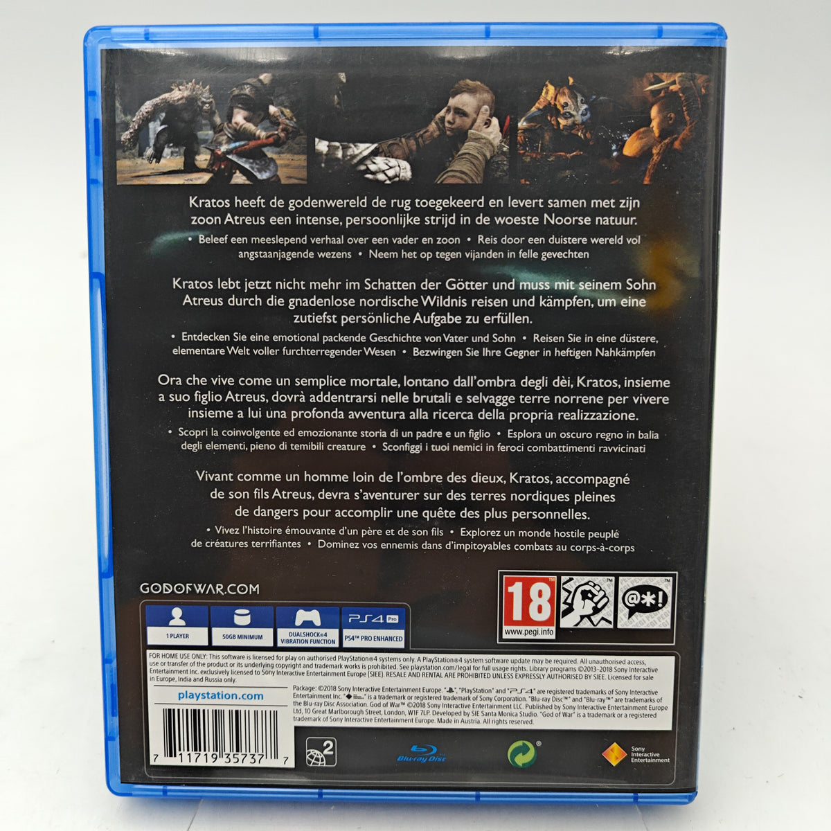 GOD OF WAR - PLAYSTATION 4