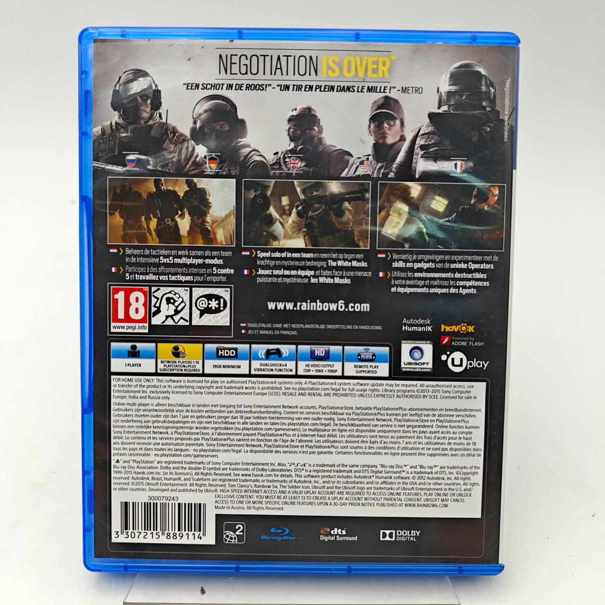 TOM CLANCY'S RAINBOW SIX SIEGE - PLAYSTATION 4