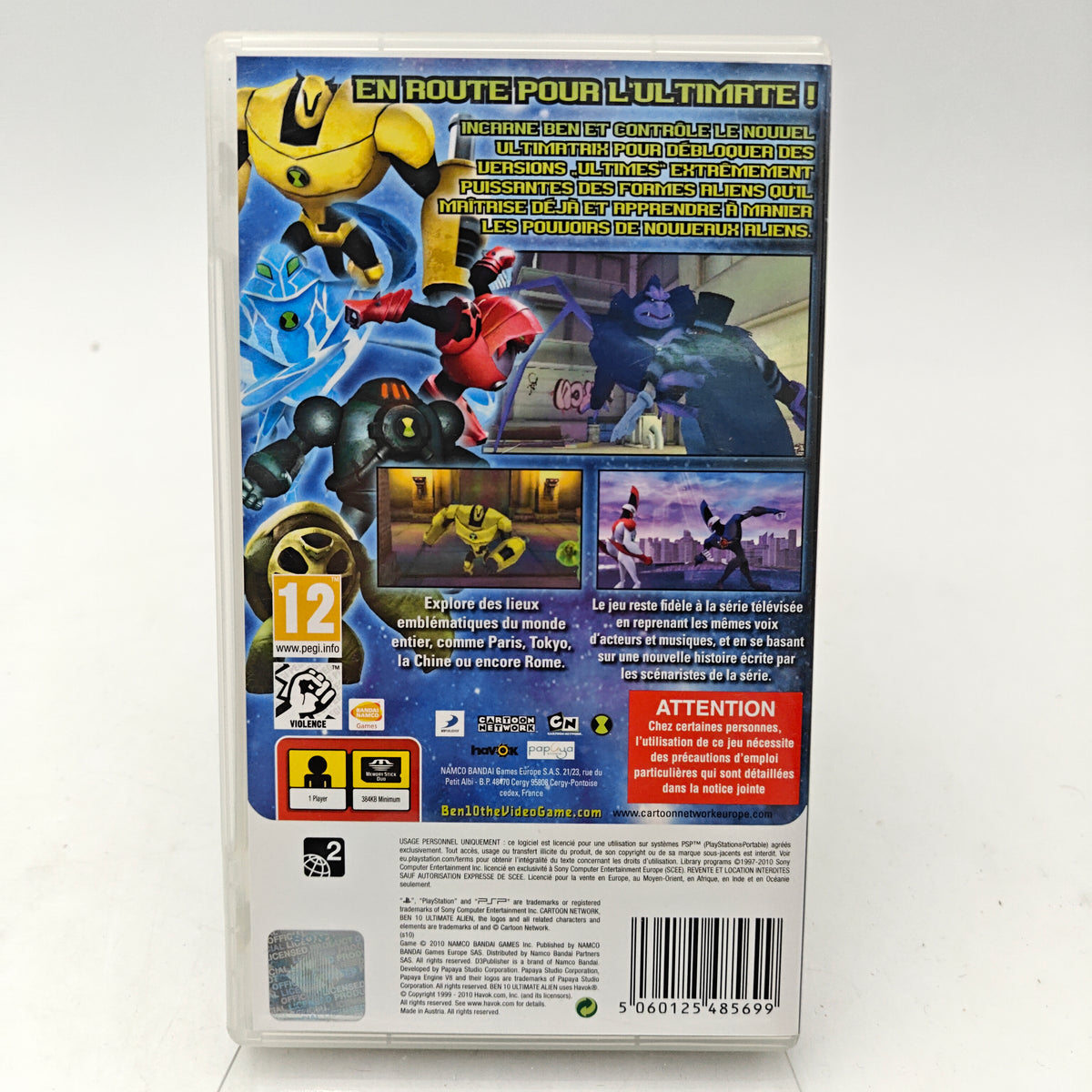 BEN 10 ULTIMATE ALIEN: COSMIC DESTRUCTION - PLAYSTATION PORTABLE
