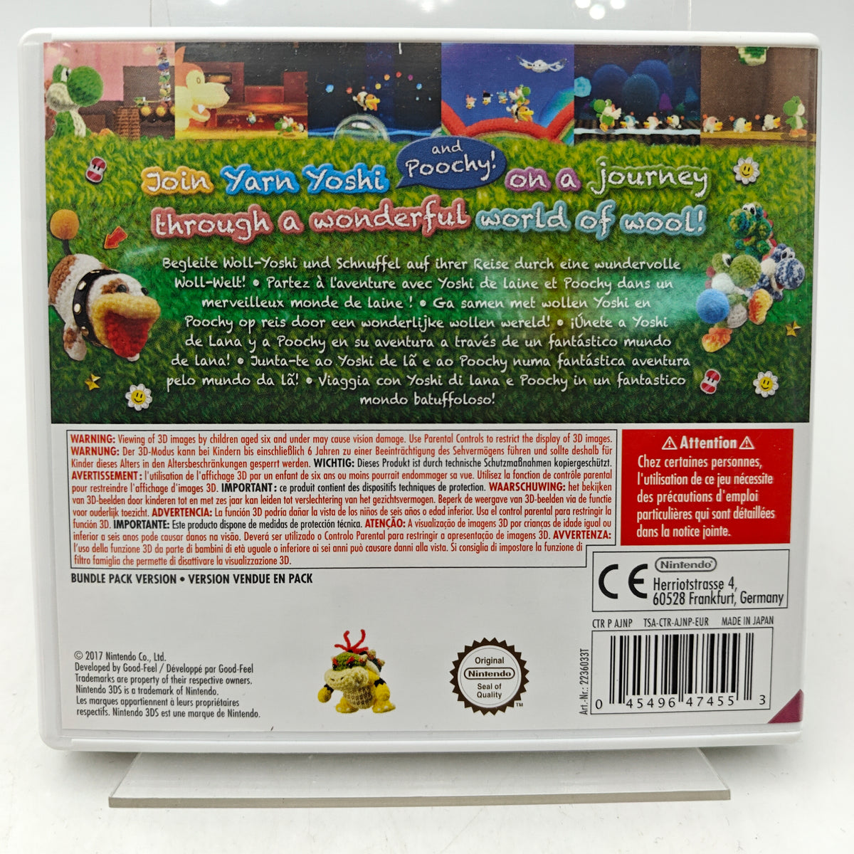 POOCHY & YOSHI'S WOOLLY WORLD - NINTENDO 3DS