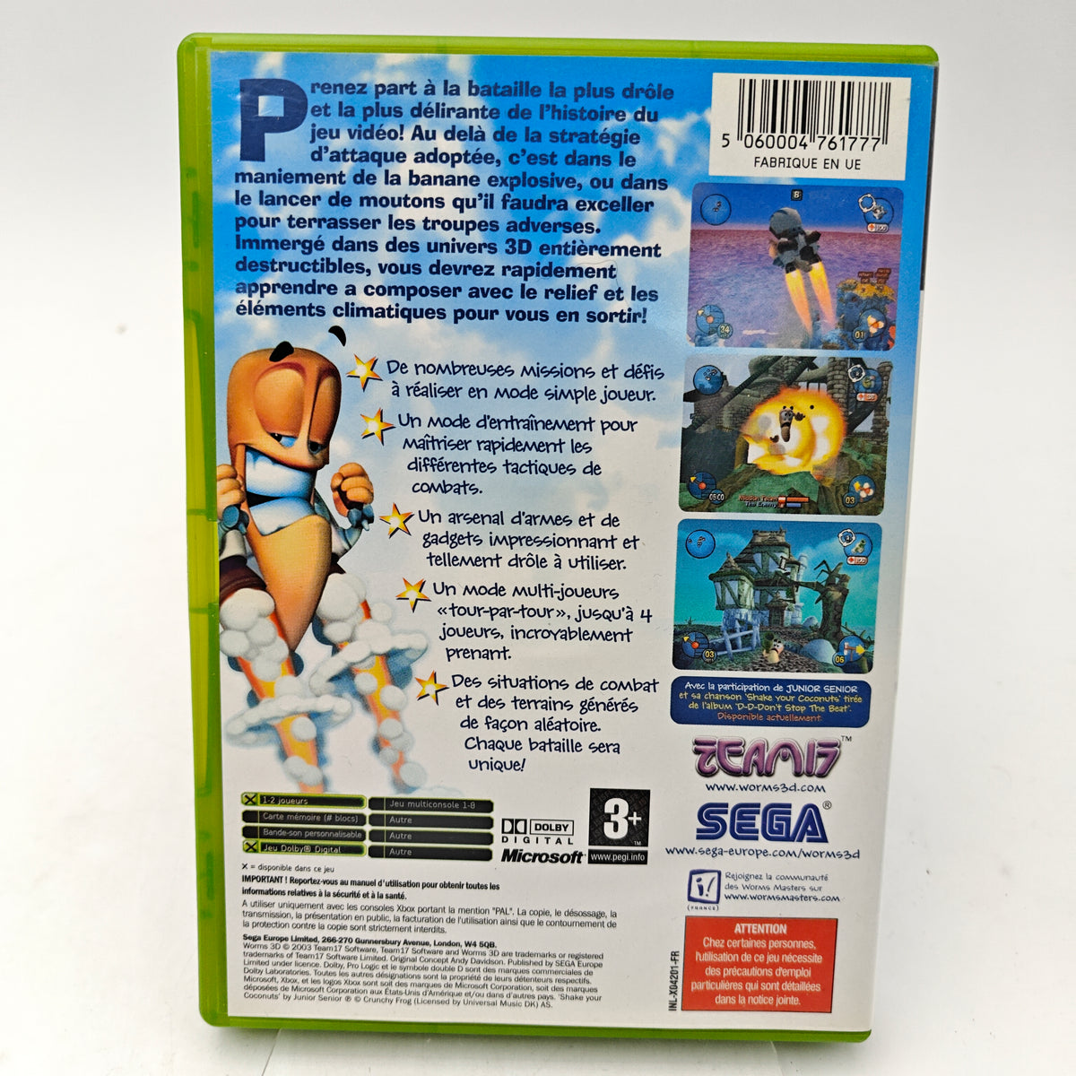 WORMS 3D - XBOX