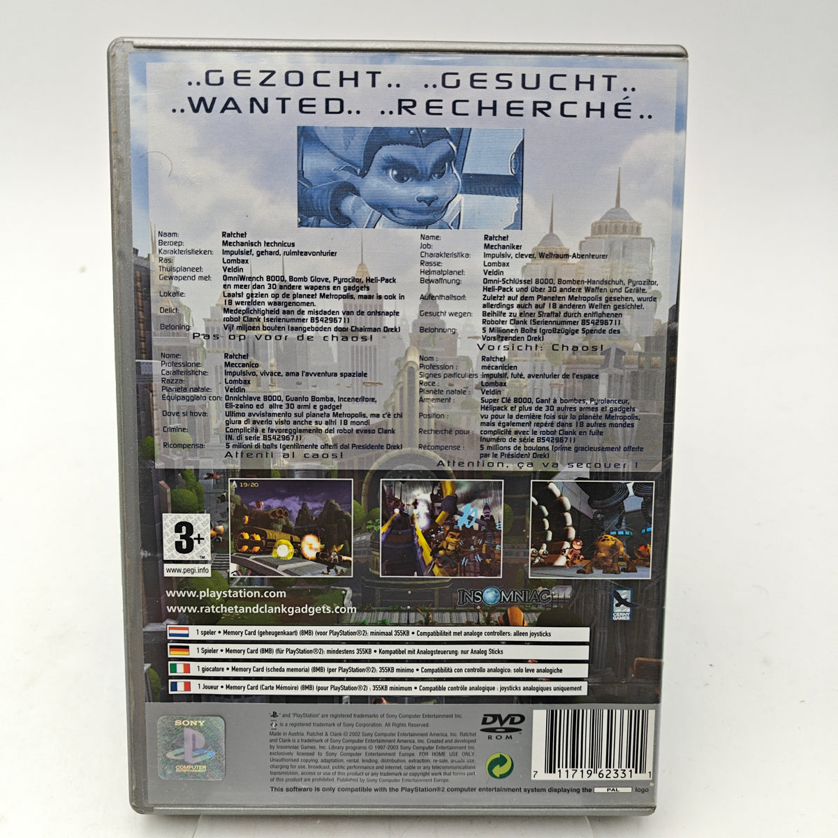 RATCHET & CLANK - PLAYSTATION 2
