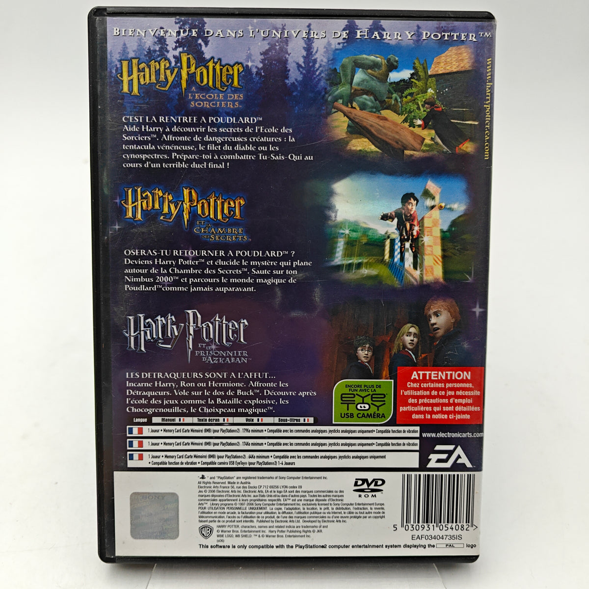 COLLECTION HARRY POTTER - PLAYSTATION 2