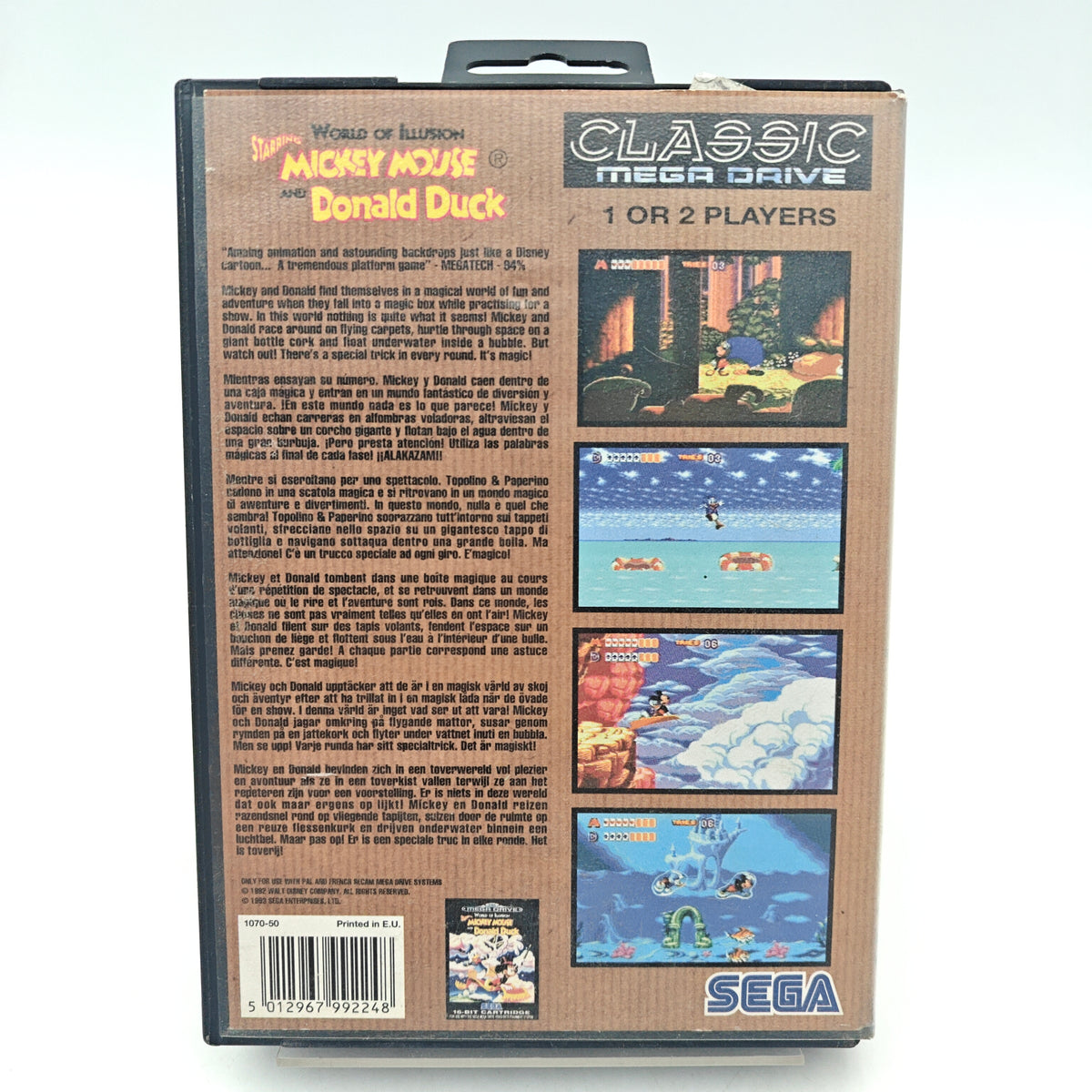 WORLD OF ILLUSION (CLASSIC) - MEGA DRIVE