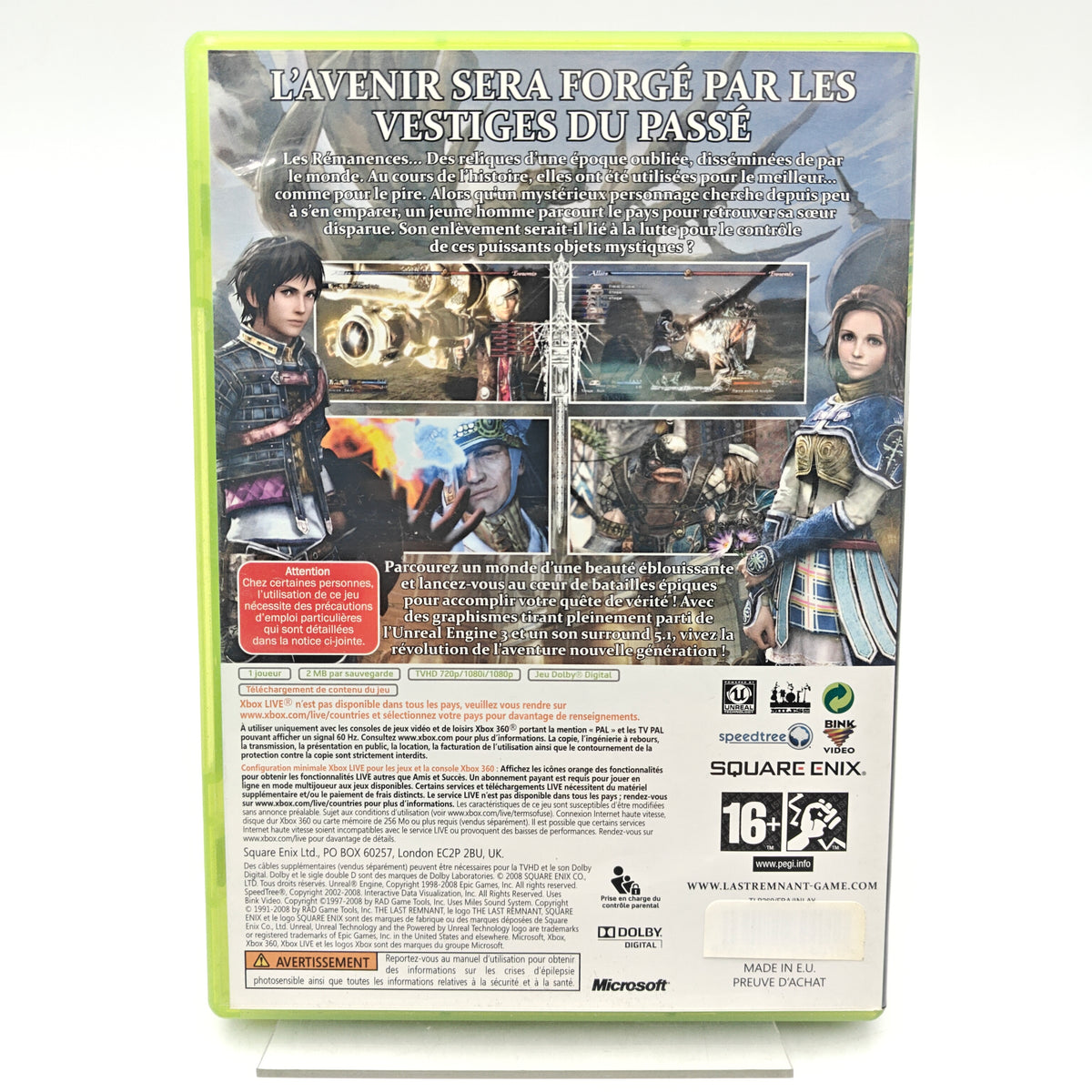 THE LAST REMNANT - XBOX 360