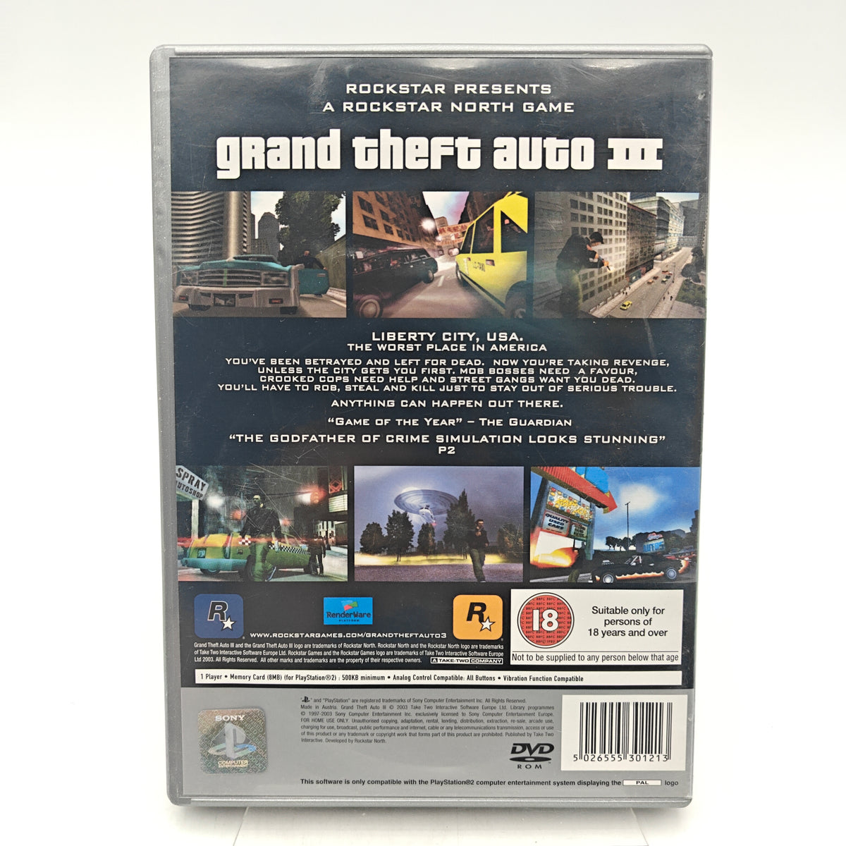 GRAND THEFT AUTO III - PLAYSTATION 2