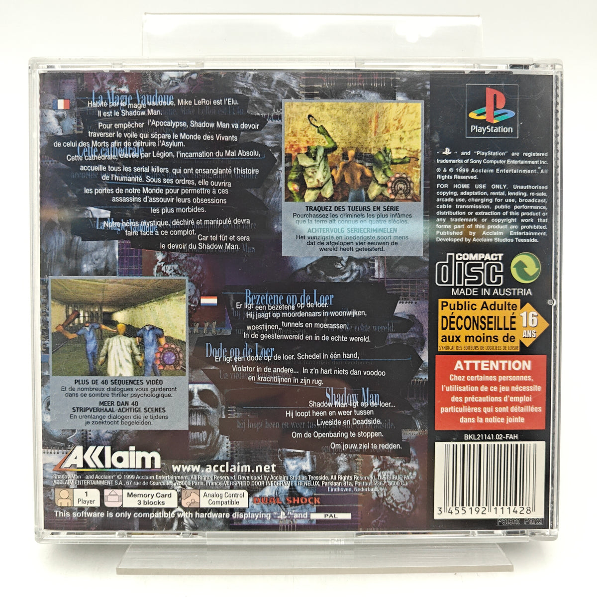 SHADOW MAN - PLAYSTATION 1