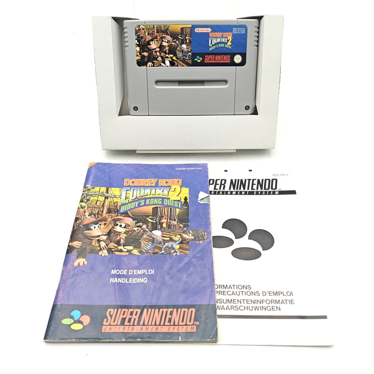 DONKEY KONG COUNTRY 2: DIDDY'S KONG QUEST - SUPER NINTENDO