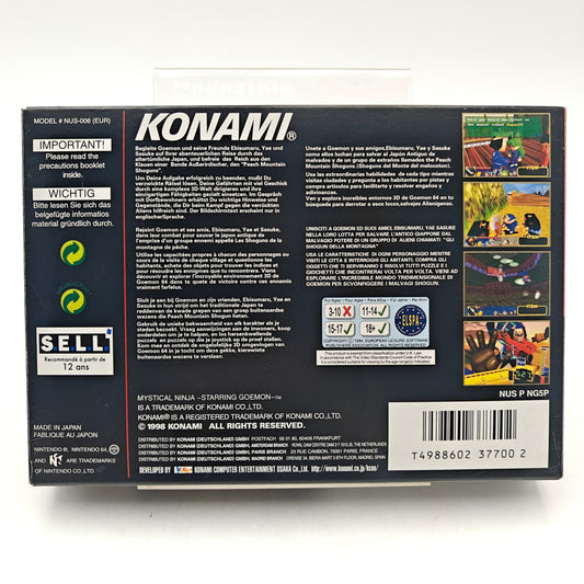 MYSTICAL NINJA STARRING GOEMON - NINTENDO 64