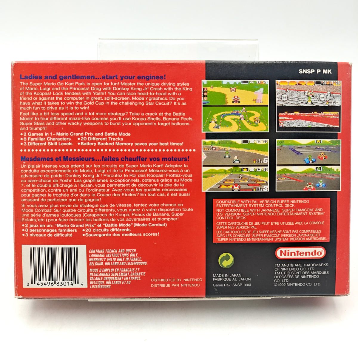 SUPER MARIO KART - SUPER NINTENDO
