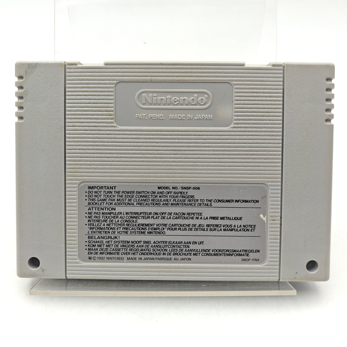 F-ZERO - SUPER NINTENDO