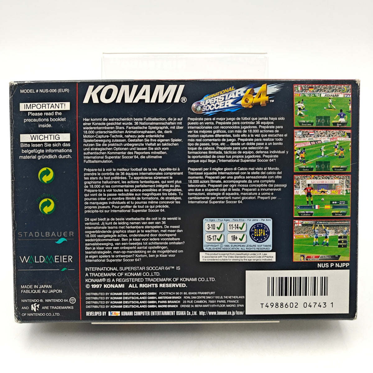 INTERNATIONAL SUPERSTAR SOCCER 64 - NINTENDO 64