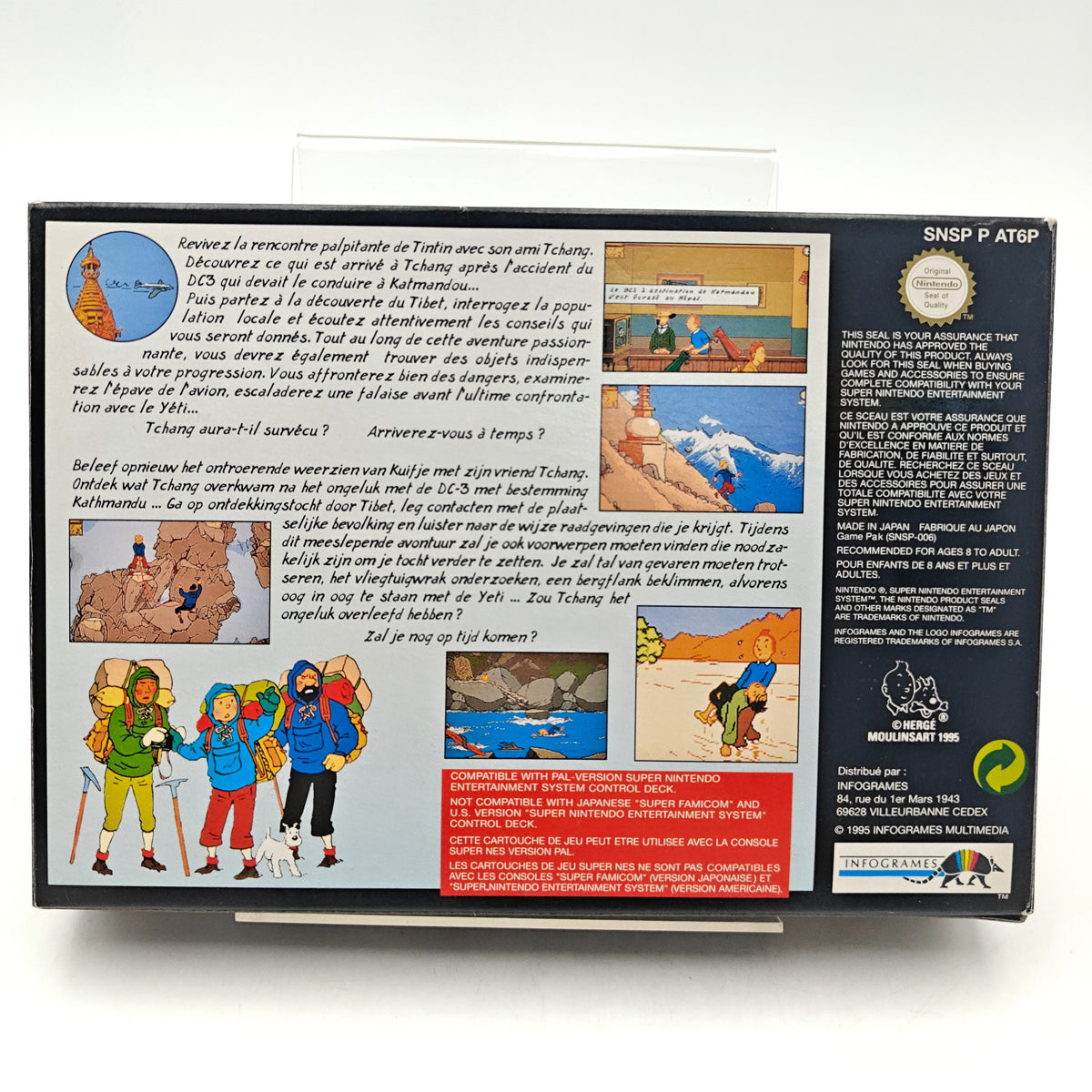 TINTIN AU TIBET - SUPER NINTENDO