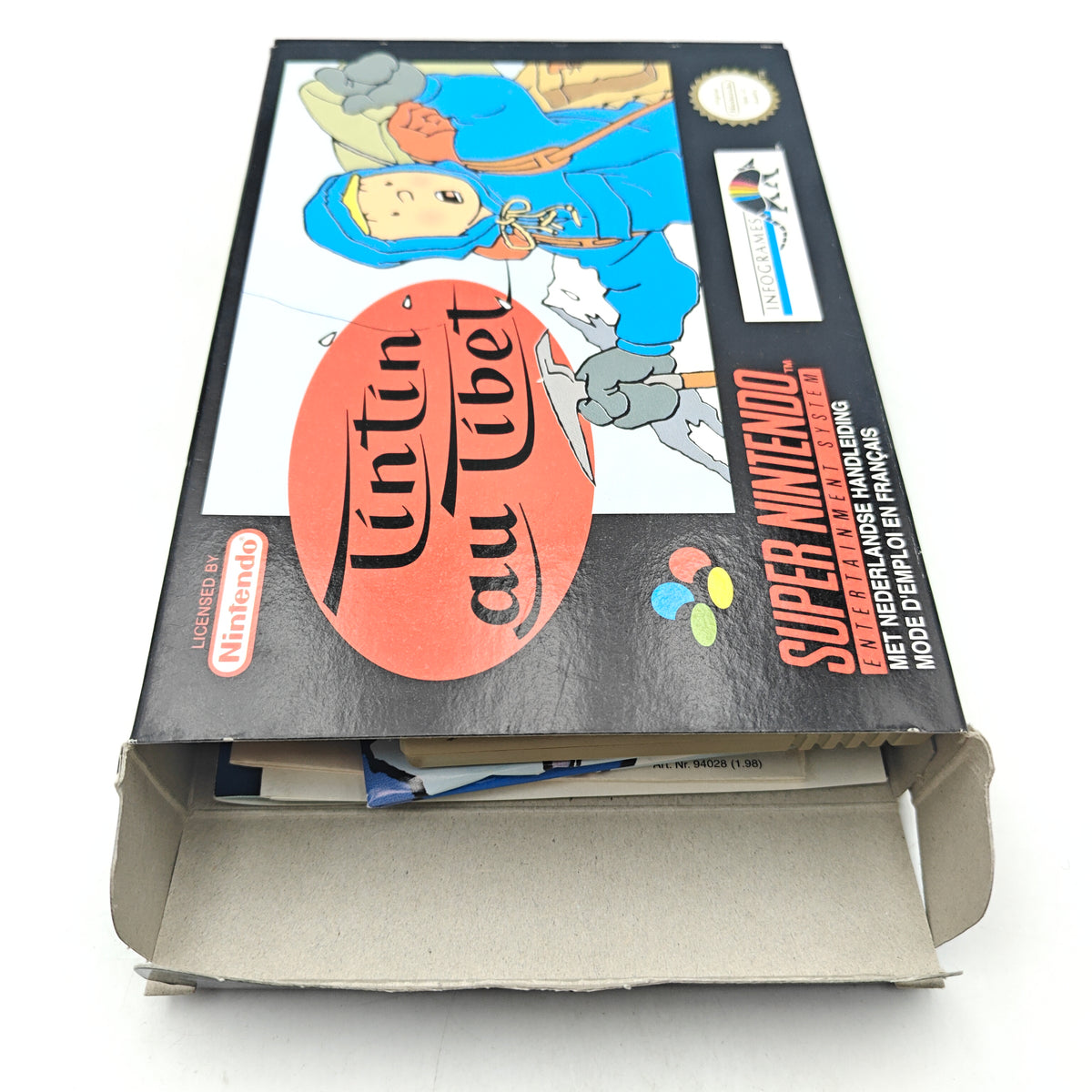 TINTIN AU TIBET - SUPER NINTENDO