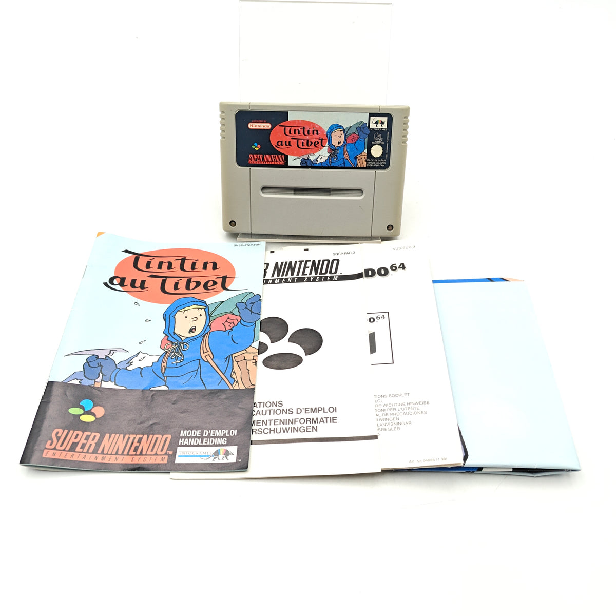 TINTIN AU TIBET - SUPER NINTENDO