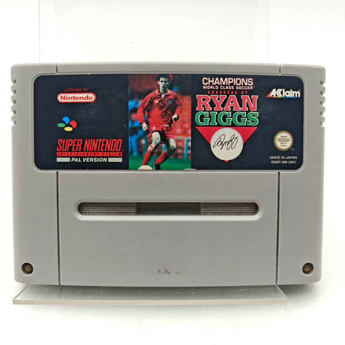 CHAMPIONS WORLD CLASS SOCCER – RYAN GIGGS - SUPER NINTENDO