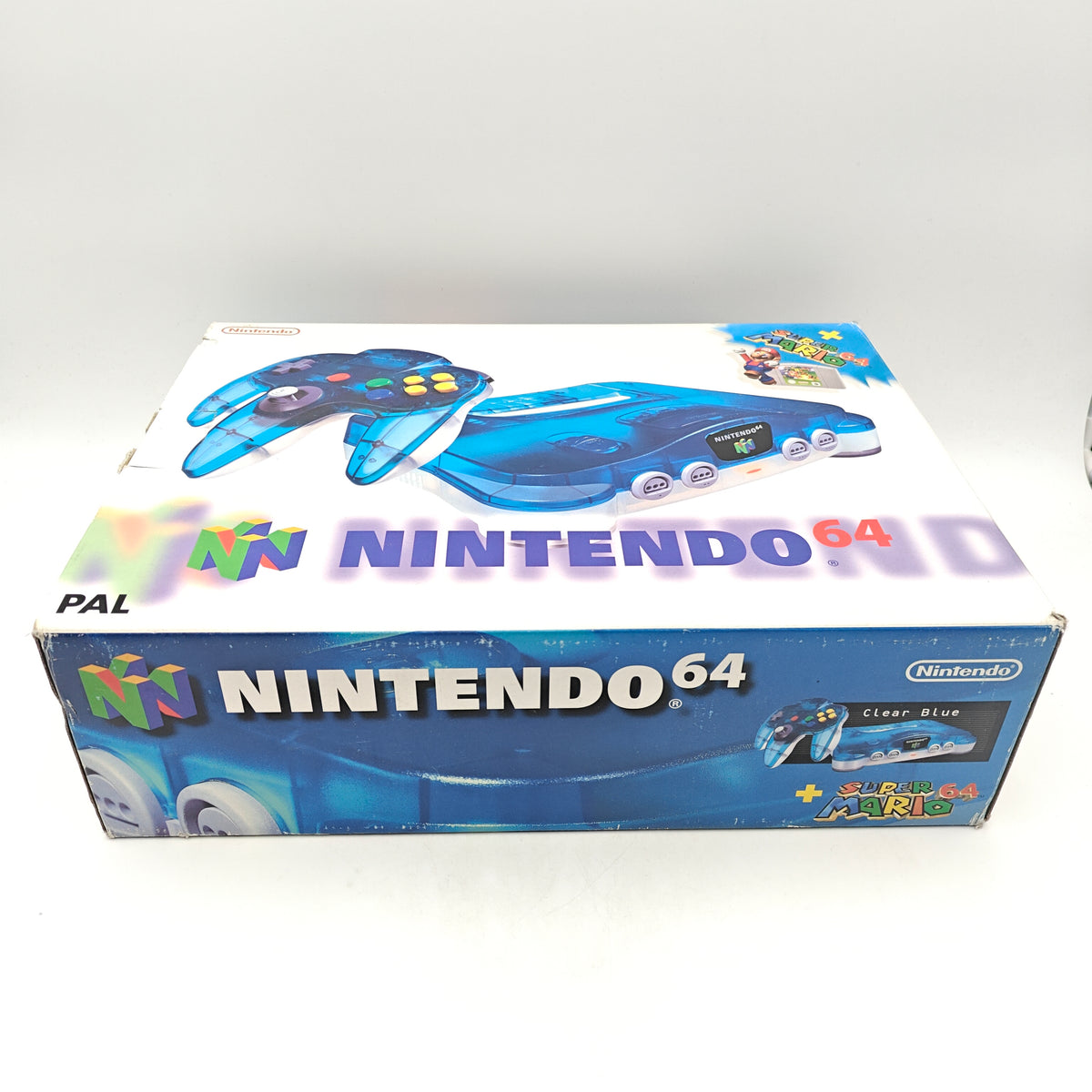 NINTENDO 64 CLEAR BLUE PAK SUPER MARIO 64