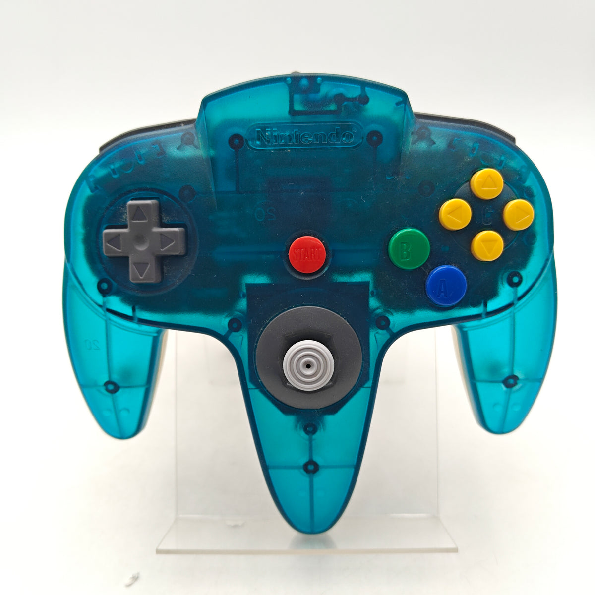 NINTENDO 64 CLEAR BLUE PAK SUPER MARIO 64