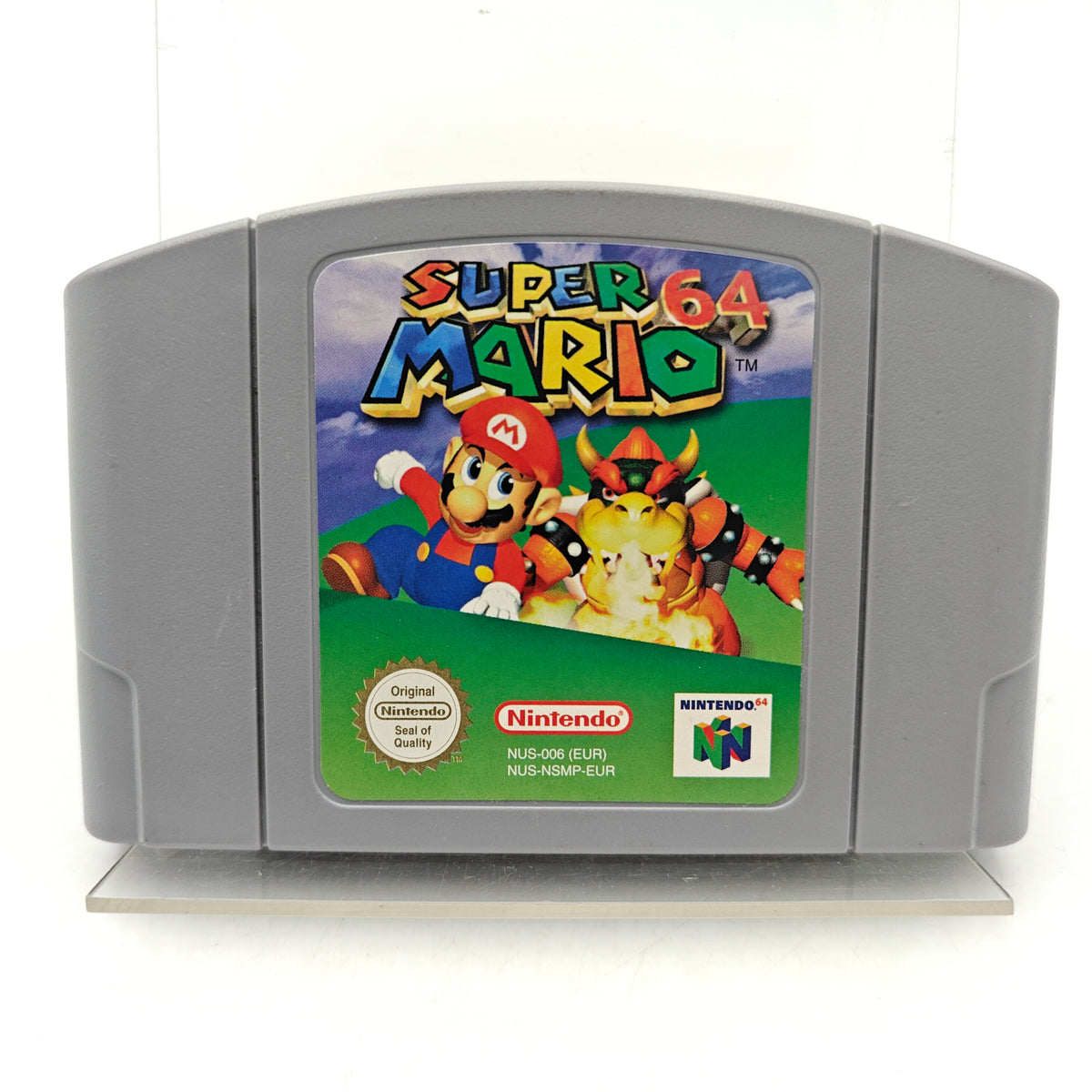 NINTENDO 64 CLEAR BLUE PAK SUPER MARIO 64