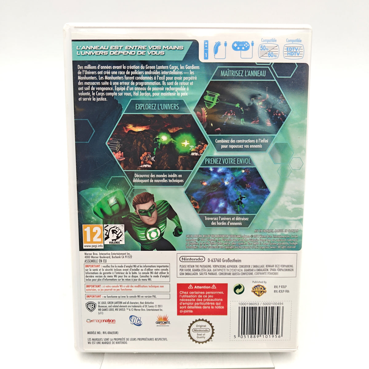 GREEN LANTERN : LA RÉVOLTE DES MANHUNTERS - NINTENDO WII